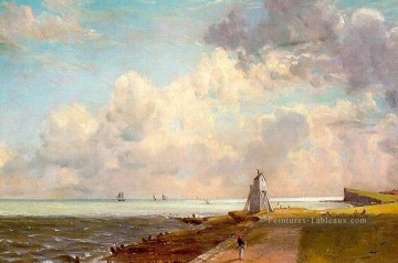 Phare de Harwich romantique John Constable Peinture à l'huile